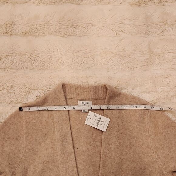 J. Crew Long Open Cardigan Sweater in Extra-Soft yarn size S new with tag - Picture 10 of 13